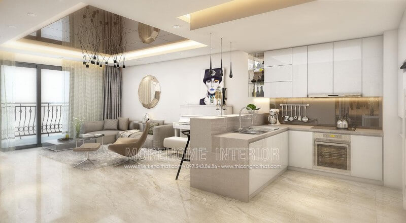 Bạn là người theo đuổi sự hiện đại sang chảnh? Bạn mong muốn rằng không gian nội trợ nhà mình sang trọng mà vẫn tiện nghi. Vậy đừng bỏ qua mẫu tủ bếp gỗ chữ L độc đáo này nhé Tủ bếp hiện đại, tủ bếp chữ u, tủ bếp chữ i, tủ bếp chữ l