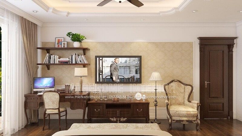 Bạn đang tham khảo mẫu cửa gỗ tự nhiên kiểu dáng tân cổ điển cho phòng ngủ của bạn. Bạn thấy mẫu cửa gỗ óc chó tân cổ điển phòng ngủ này thế nào? Nếu thích và quyết định chốt mẫu này, hãy liên hệ Morehome để được tư vấn