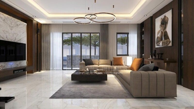 Parkcity cung cấp một mẫu trang trí nội thất cao cấp phù hợp với không gian biệt thự, nhà phố đặc biệt, với ý tưởng sử dụng tối đa nguồn sinh khí tự nhiên bằng cách sử dụng hệ thống cửa kính cường lực lớn.